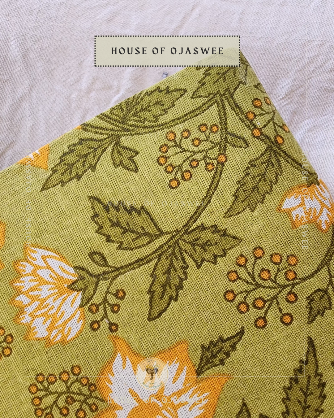 Fabric Diary - Floral Print (Green)