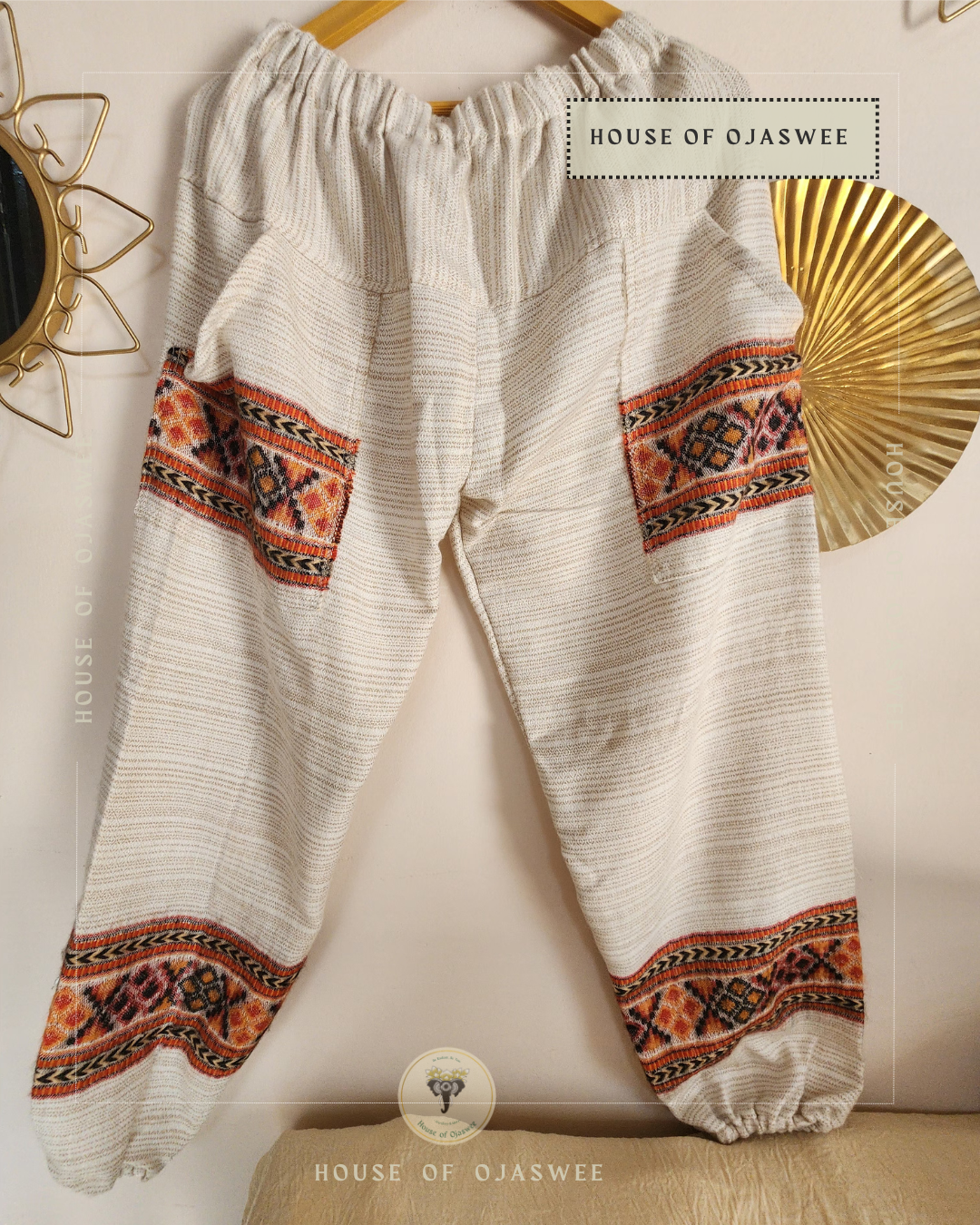 Himachali Pants - Cream
