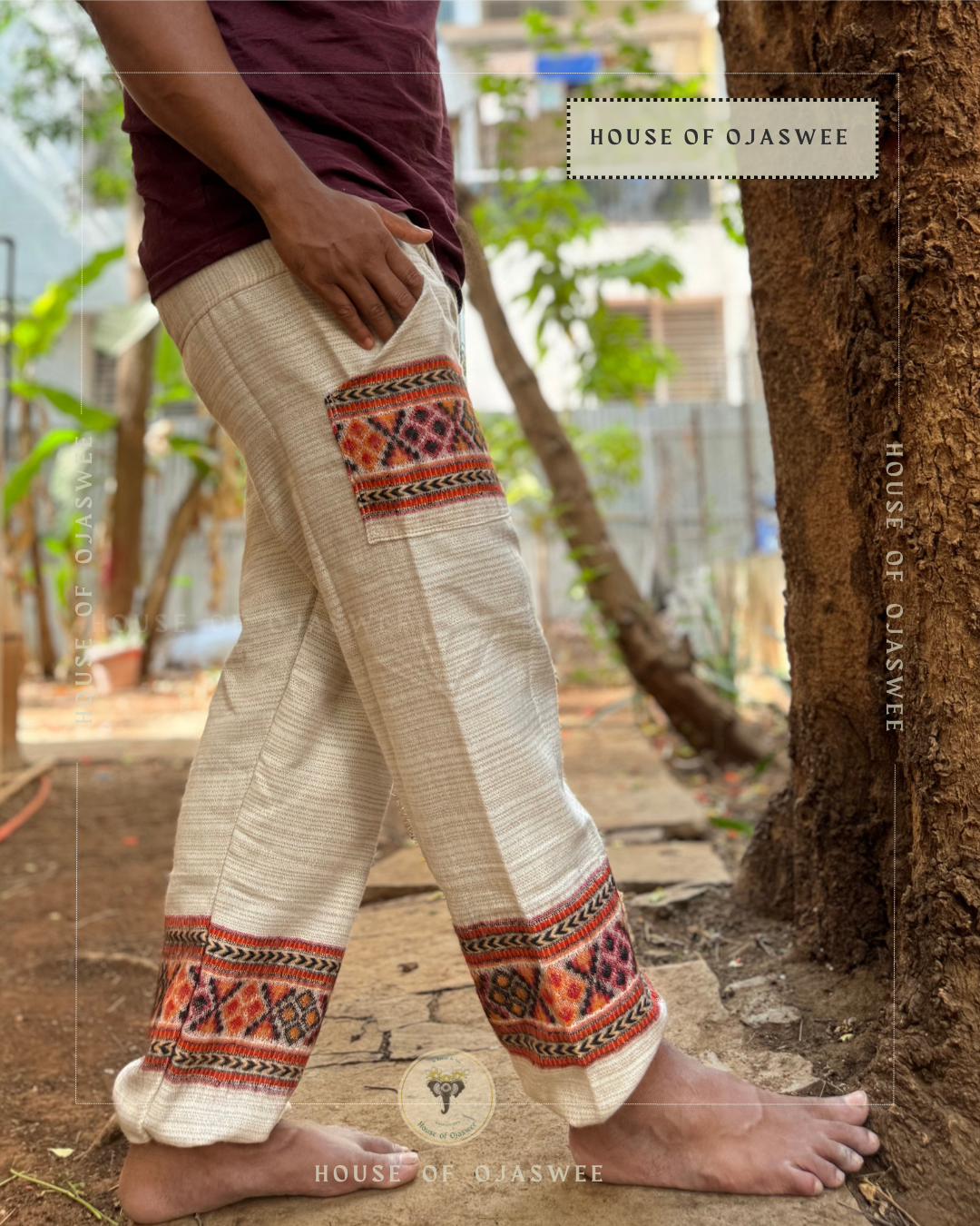 Himachali Pants - Cream 