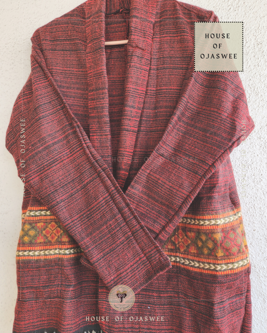 Himachali Shrugs - Plain (Maroon)