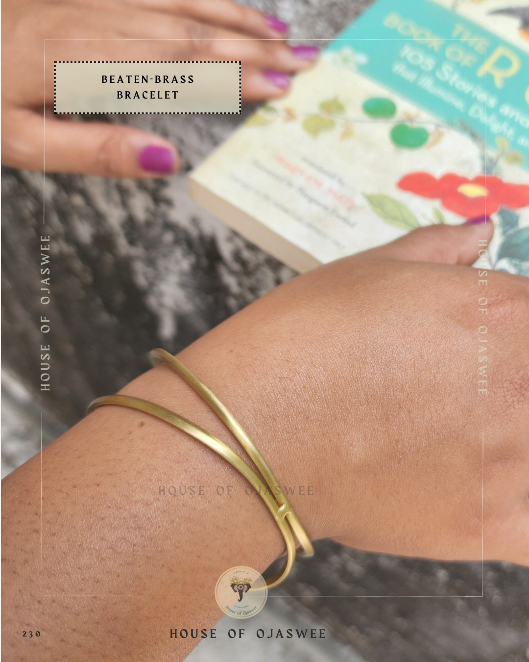 Matte Bracelet  Tied Arc