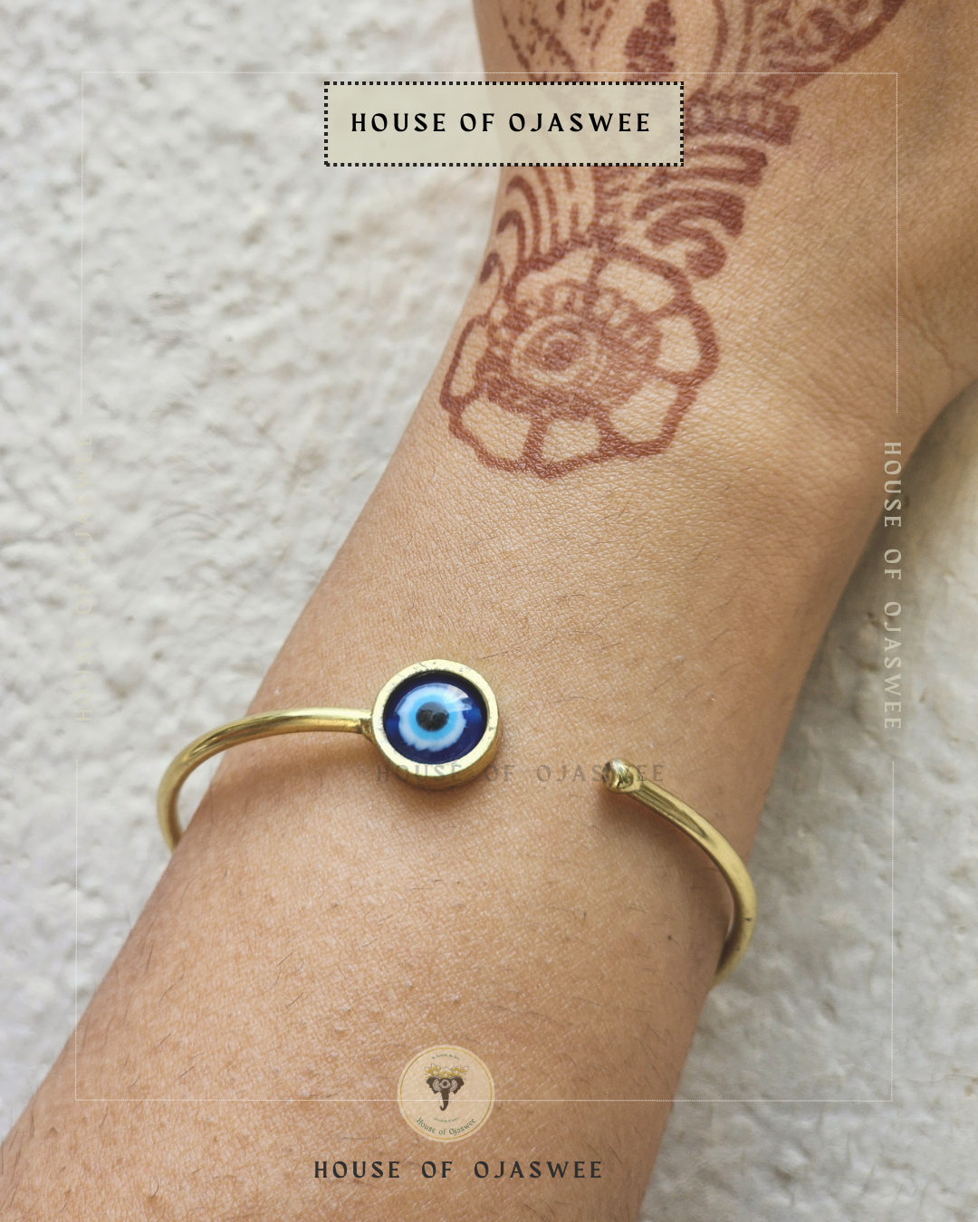 Matte Bracelet - Evil Eye