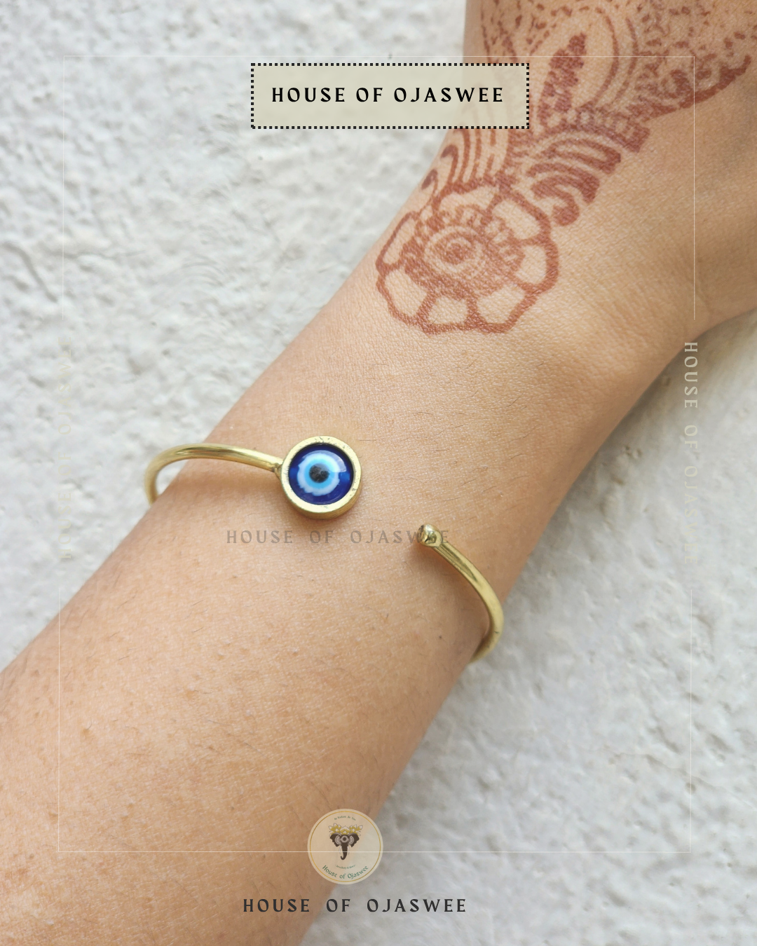Matte Bracelet - Evil Eye