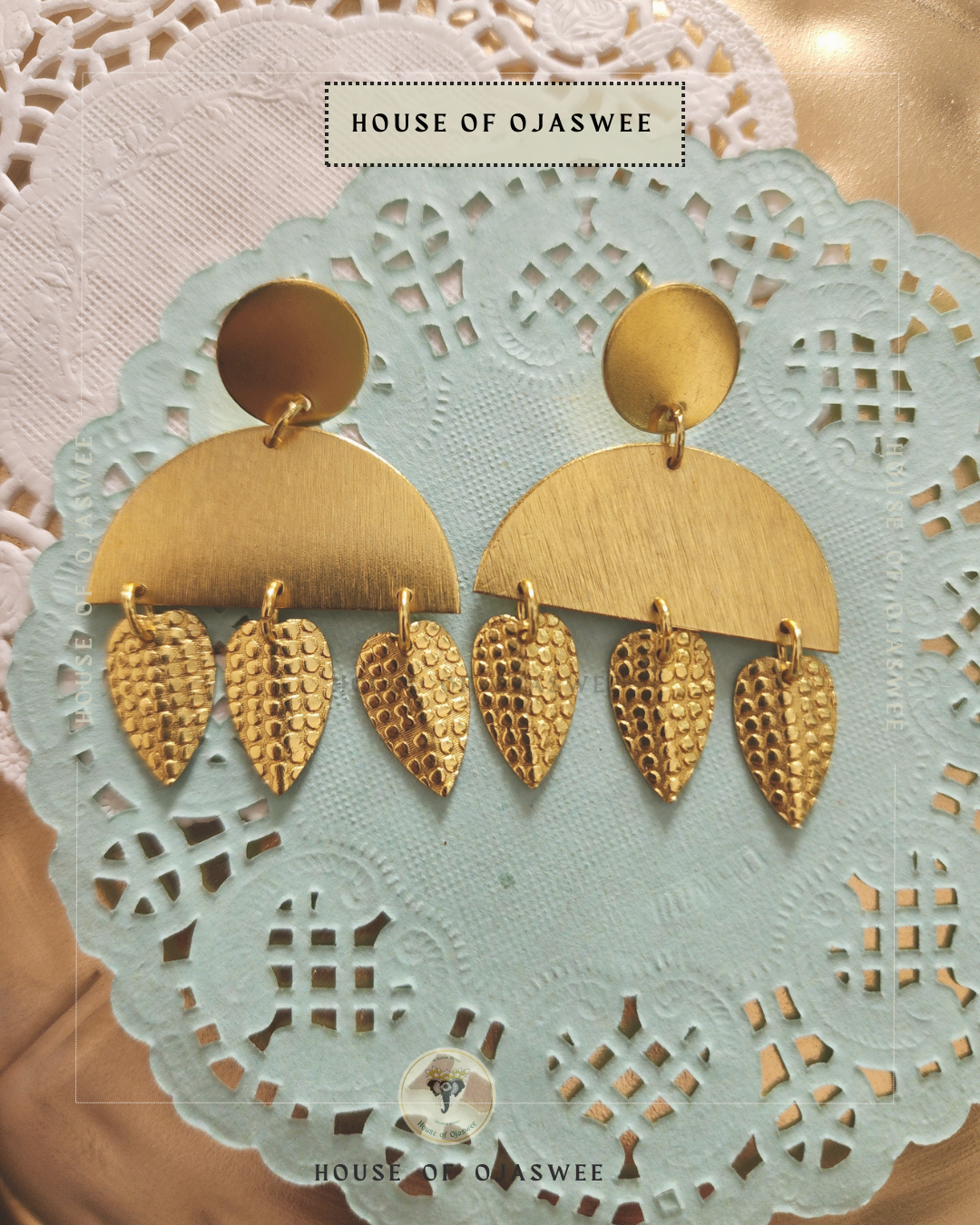 Double-Layer Temple Earring
