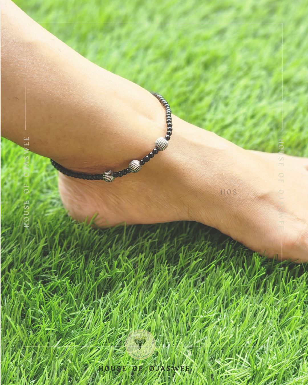 Silver Circle Anklets [single anklet only]