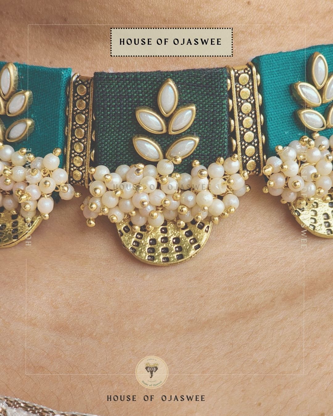 Moti Choker Necklace [Design 3]