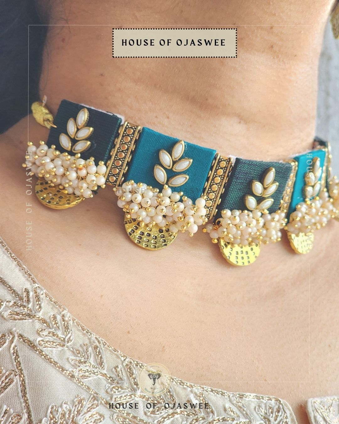 Moti Choker Necklace [Design 3]