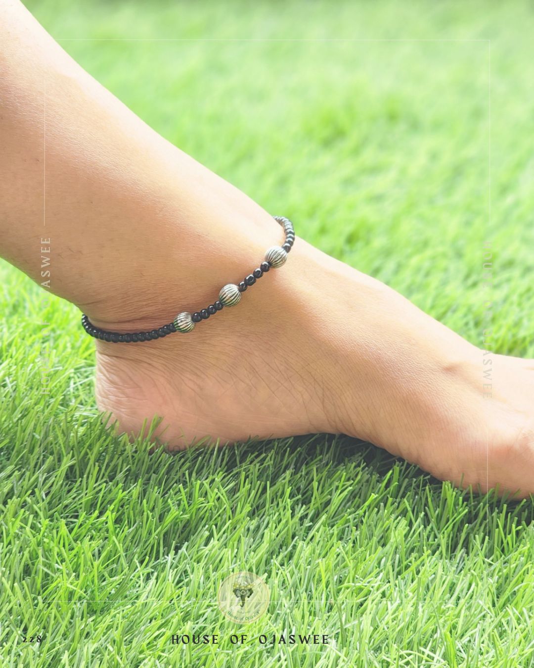 Silver Circle Anklets [single anklet only]