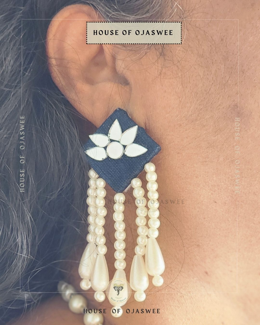 Long Moti Necklace with pendant