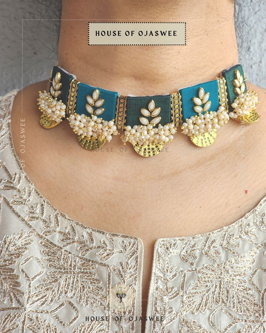 Moti Choker Necklace [Design 3]