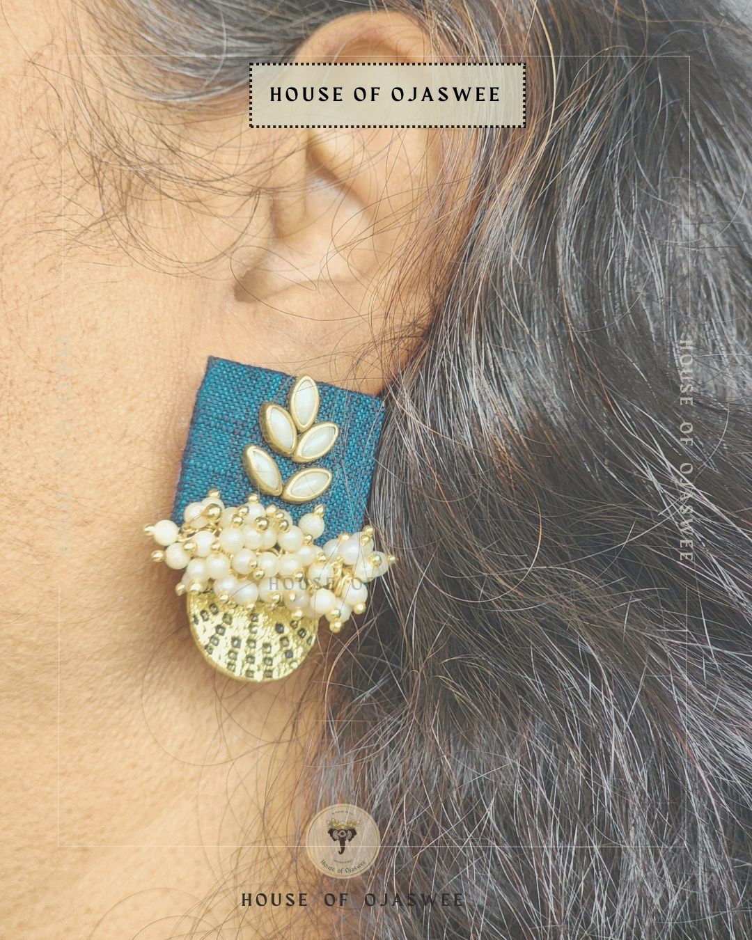 Kundan-Moti Long Necklace [Design 3]