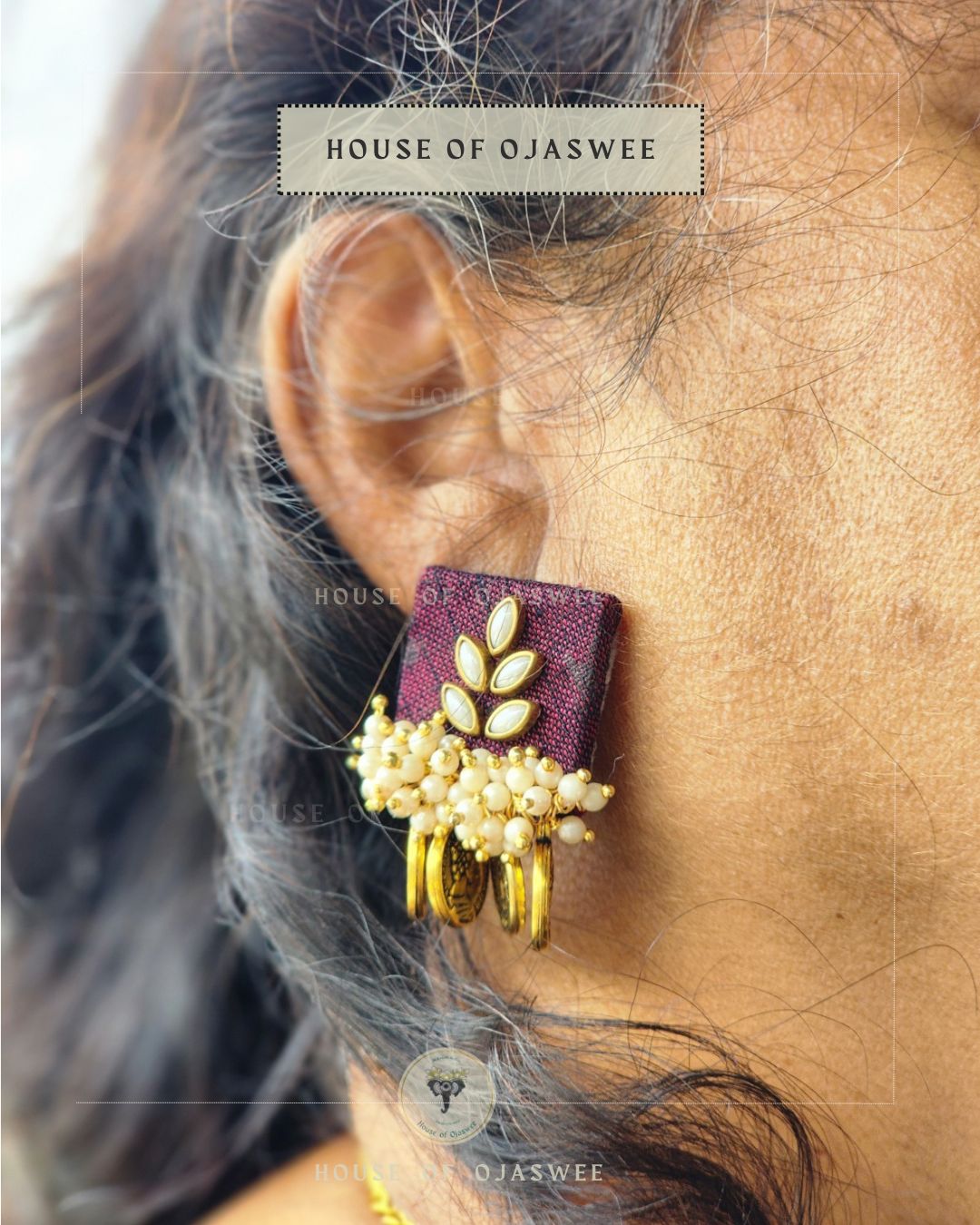 Kundan-Moti Long Necklace [Design 6]