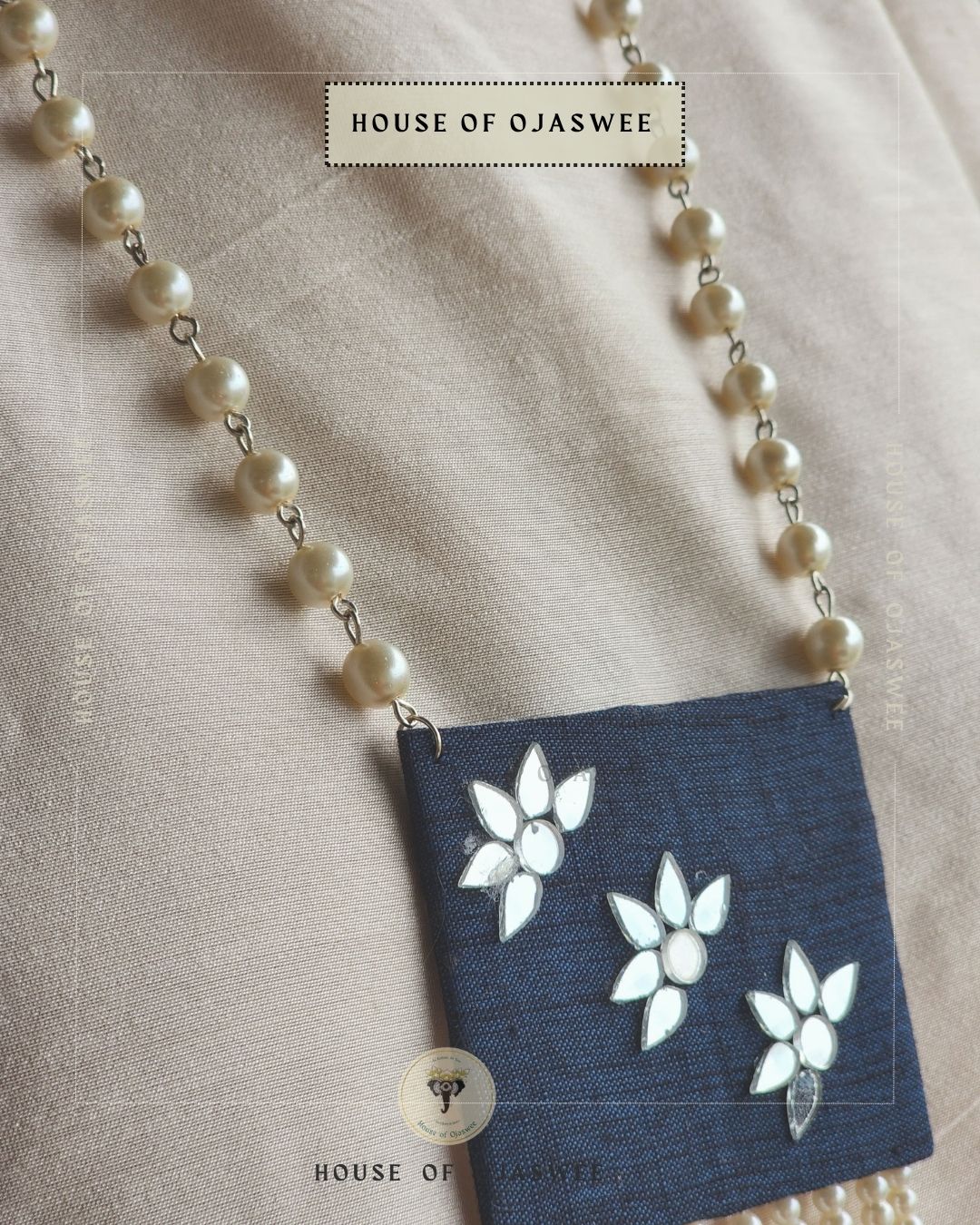 Long Moti Necklace with pendant
