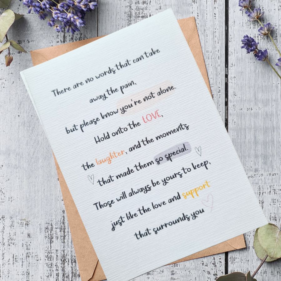 Bereavement A6 Card & Envelope