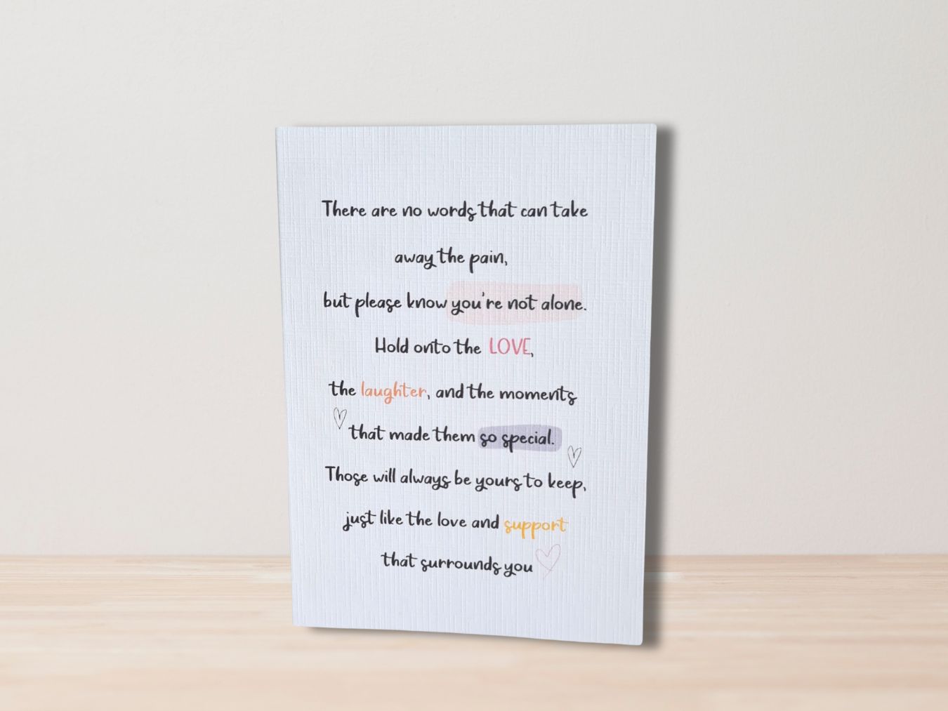 Bereavement A6 Card & Envelope