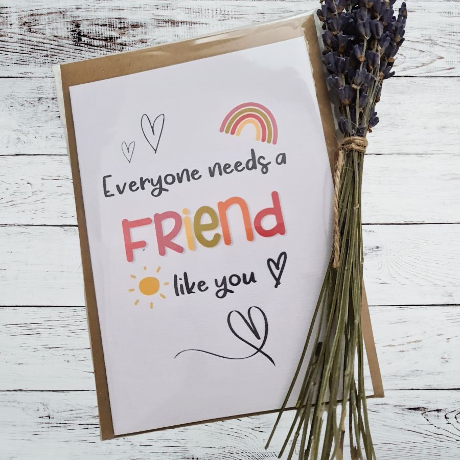 Friend Like You A6 Card & Envelope