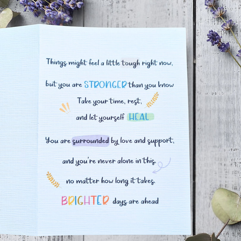 Recovery Card A6 & Envelope
