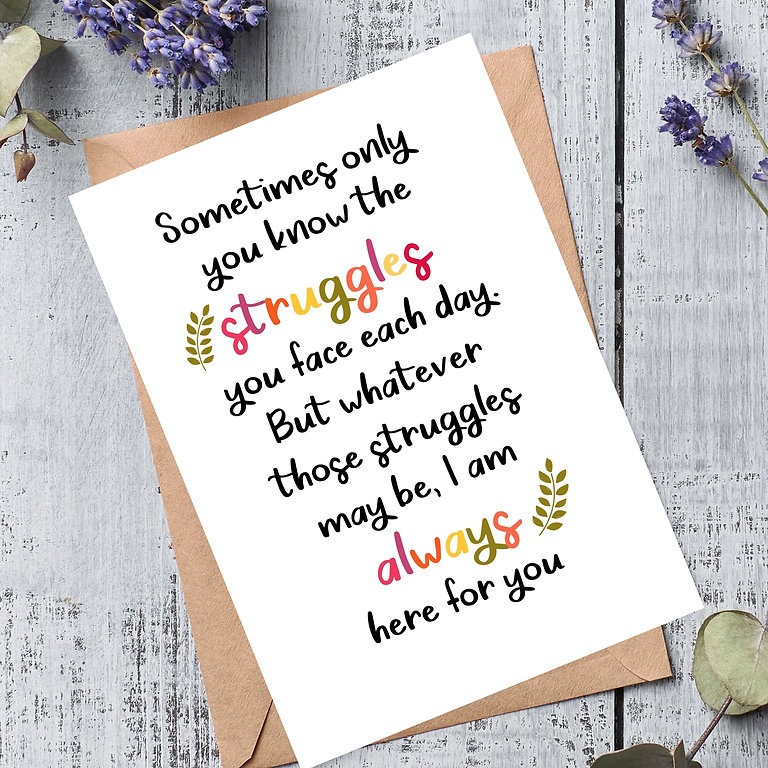 I am always here for you A6 Card & Envelope