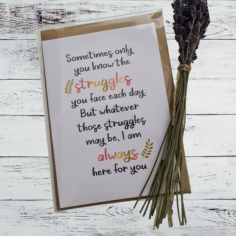 I am always here for you A6 Card & Envelope