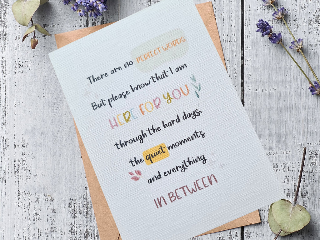 Sympathy A6 Card & Envelope