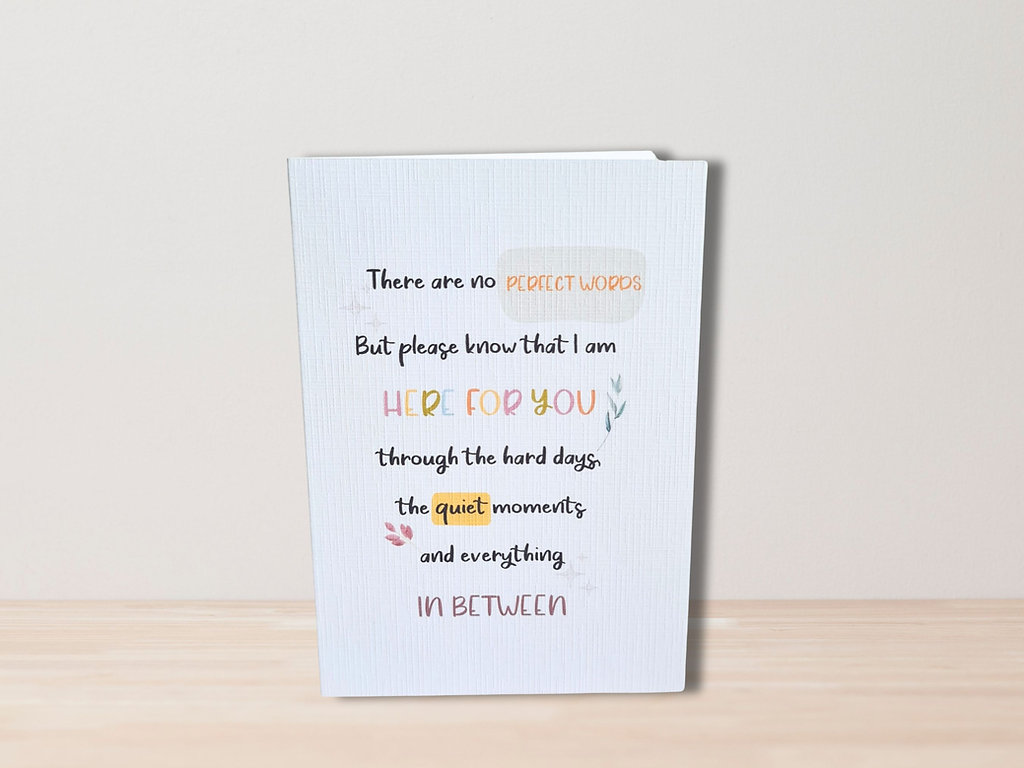 Sympathy A6 Card & Envelope
