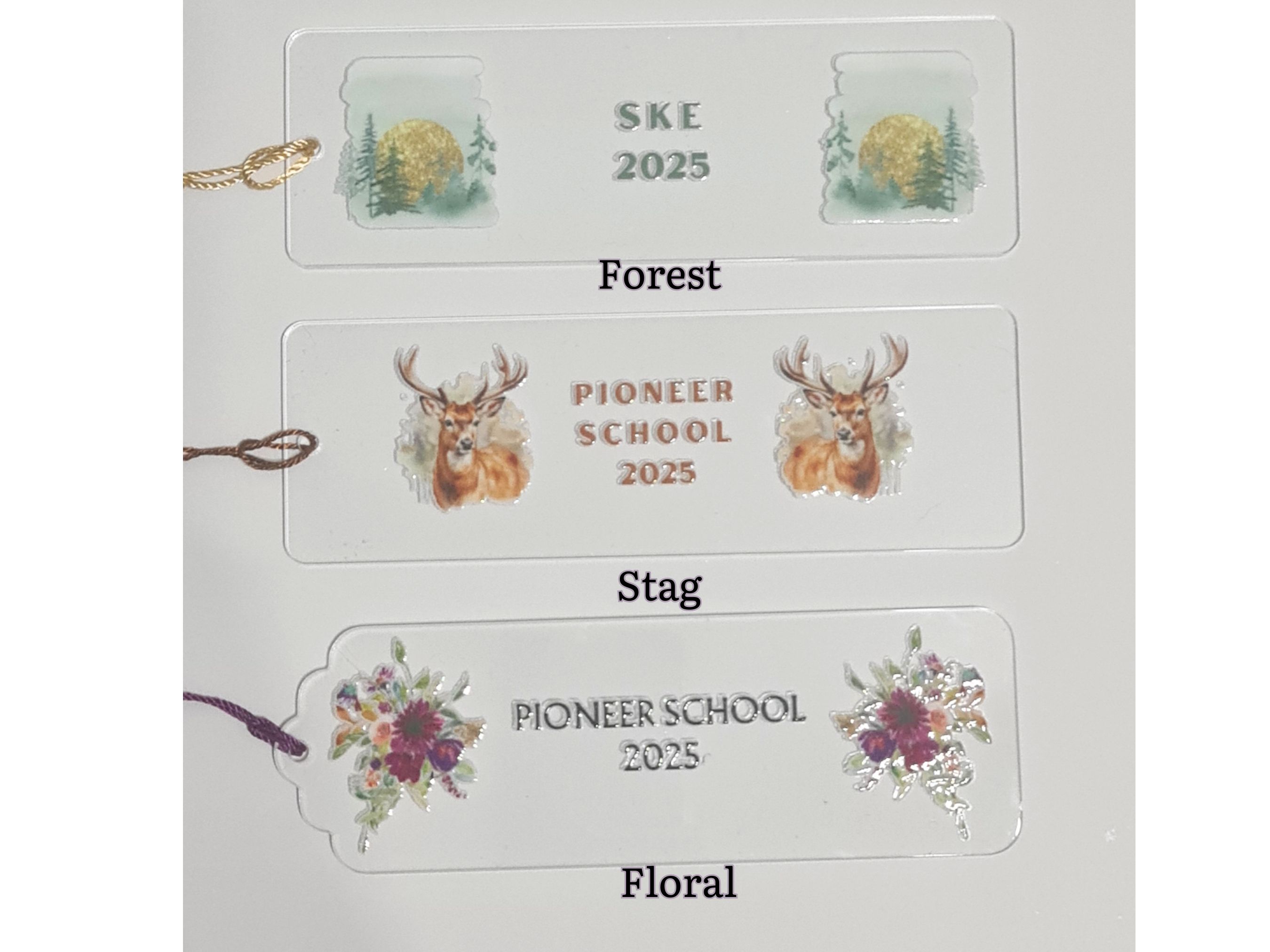 Pioneer School OR SKE 2025 Acrylic Bookmark