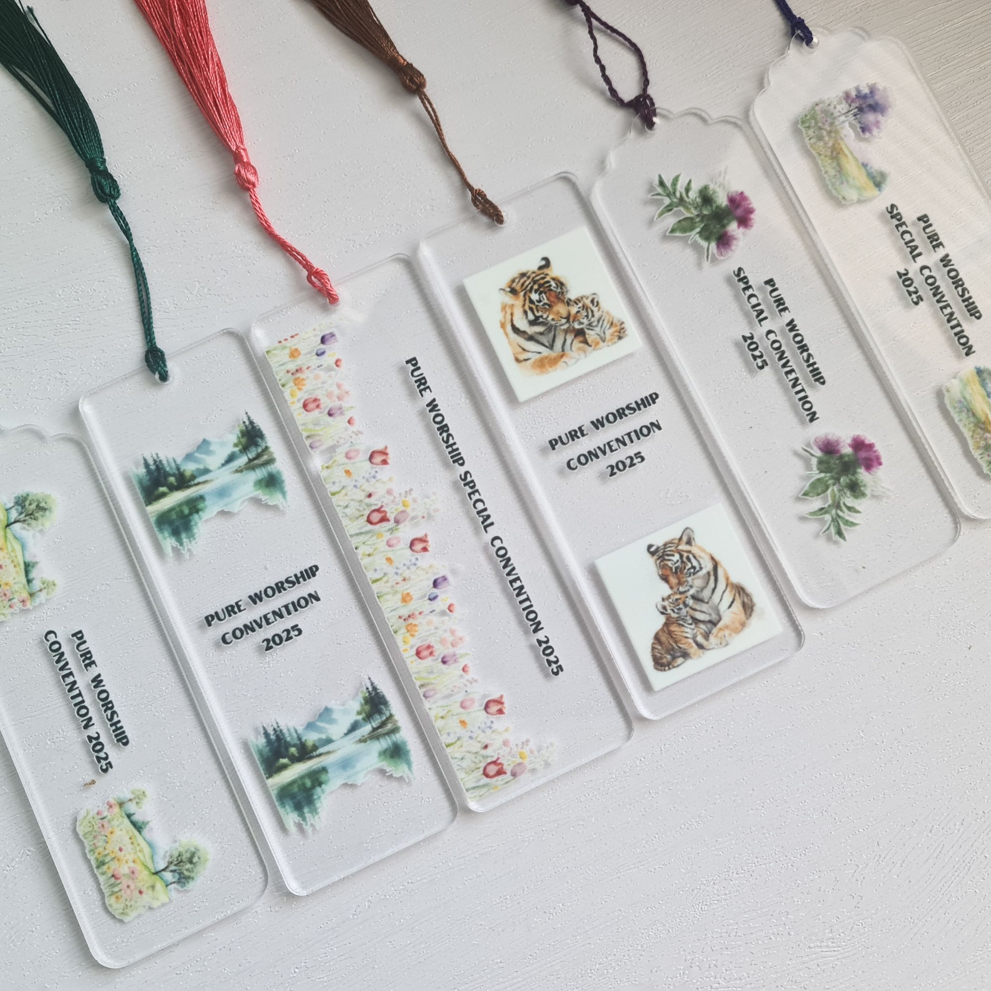 Pure Worship Convention 2025  Acrylic Bookmark