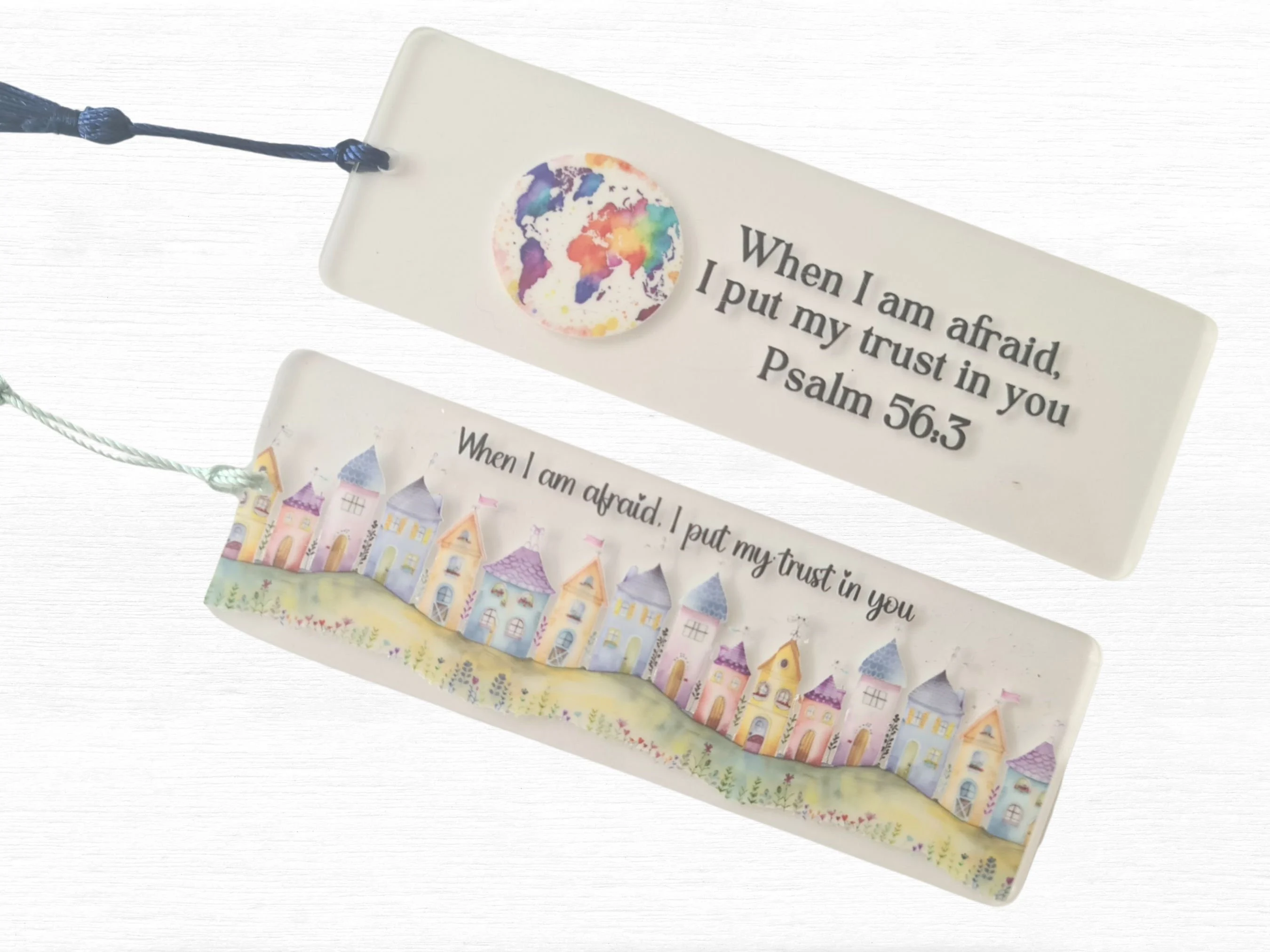 When I am Afraid I put my Trust in You  Acrylic Bookmark