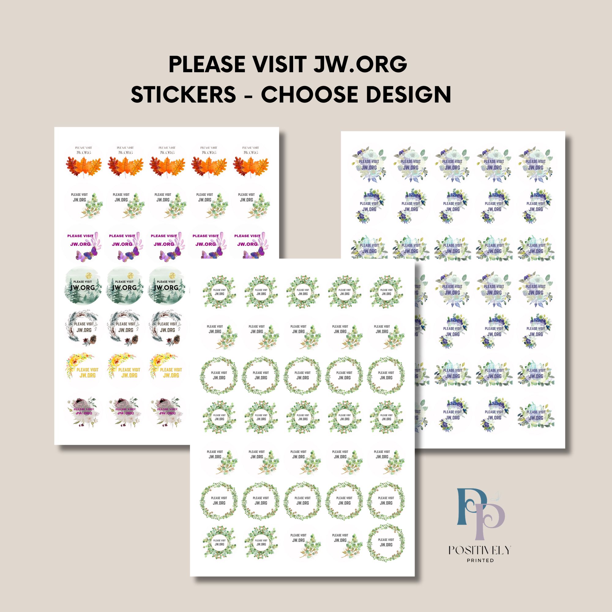Please Visit JW.org stickers 