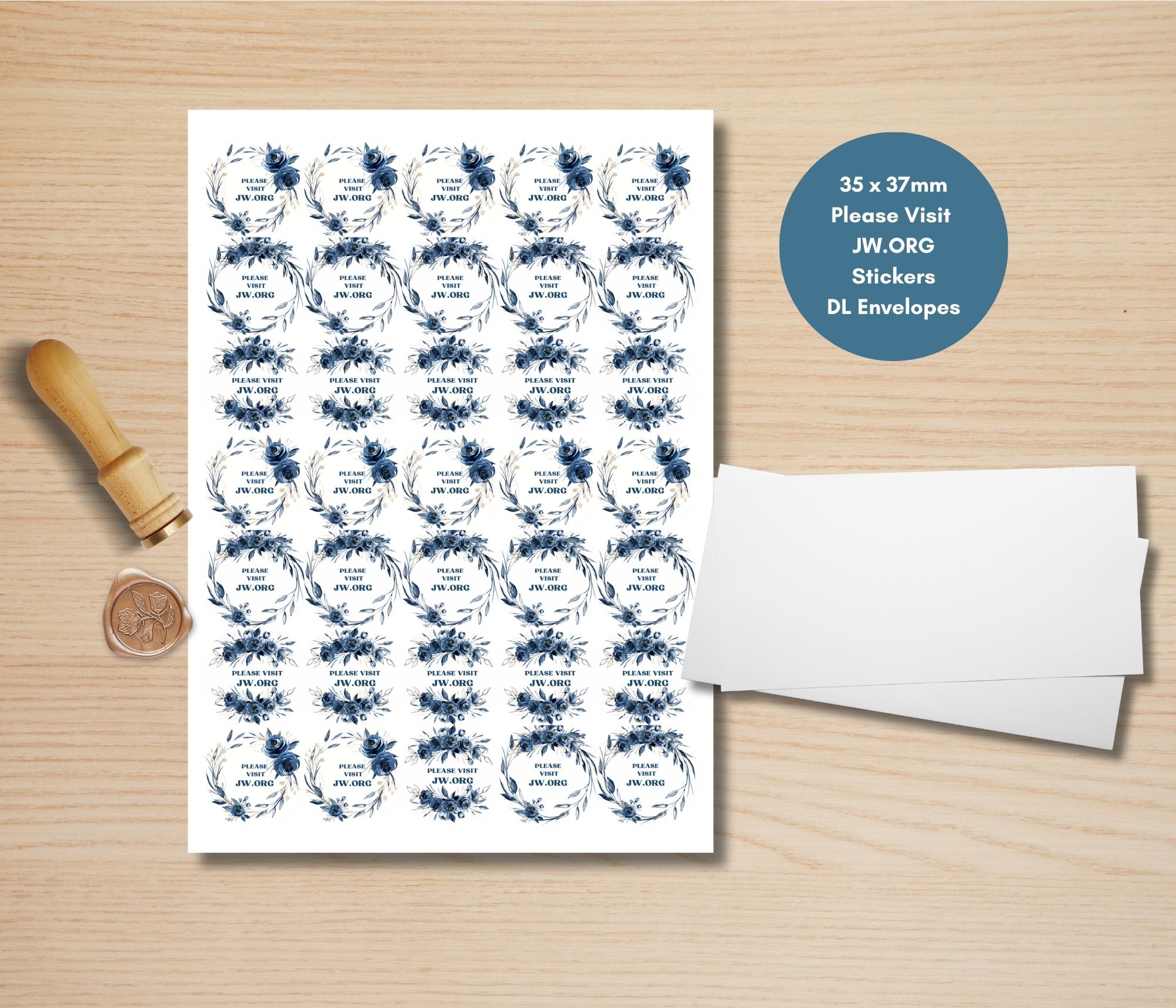 Letter Writing Set - Paper, Envelopes & Stickers Choice