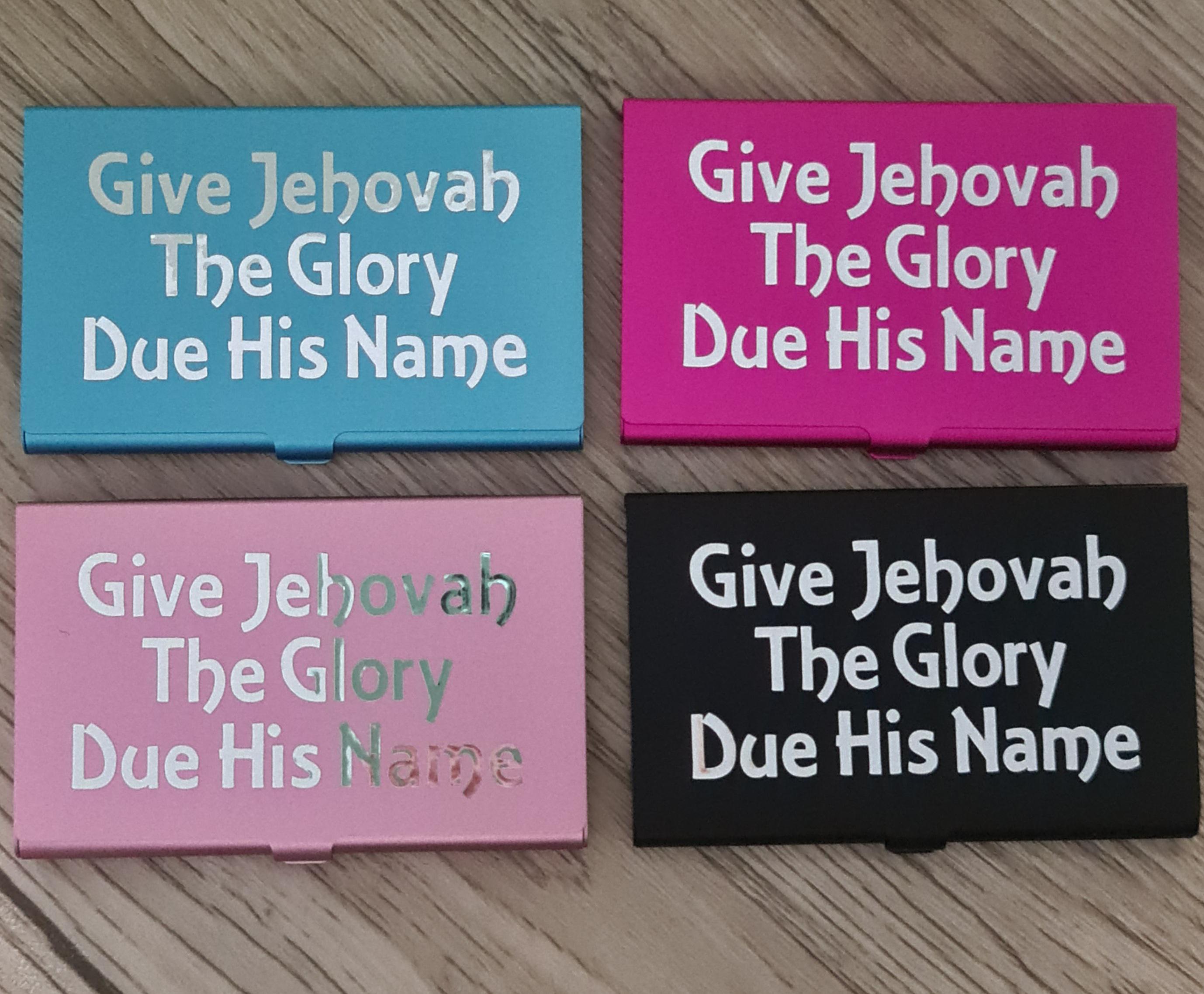 Contact Card Holder For JW Ministry