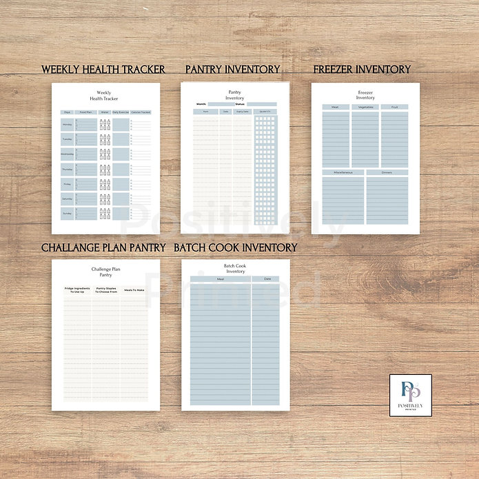Meal Planner Printable Planner Pages A5 