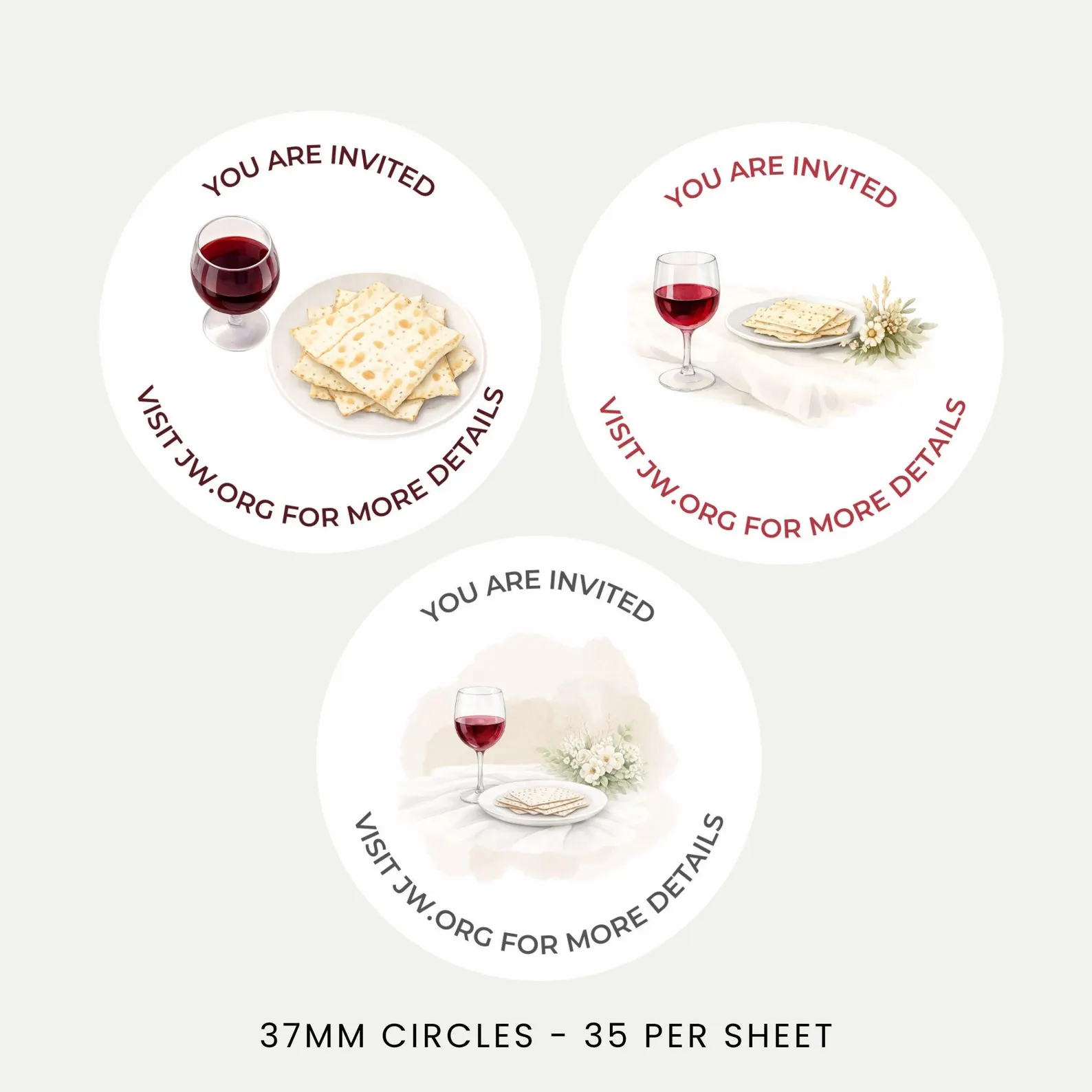 Memorial 2026 Stickers for Letter Writing - Emblems