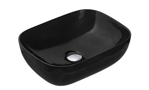Black Ceramic Vessel Sink