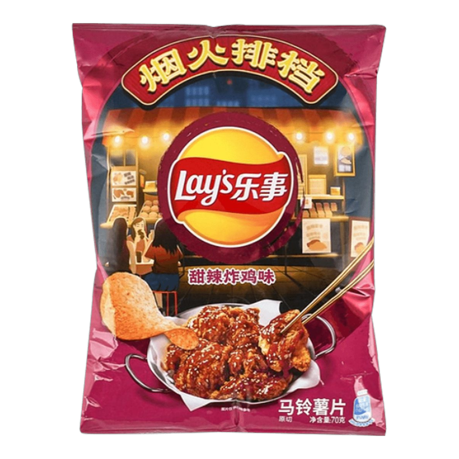 Lay’s Sweet & Spicy Fried Chicken Chips (China)