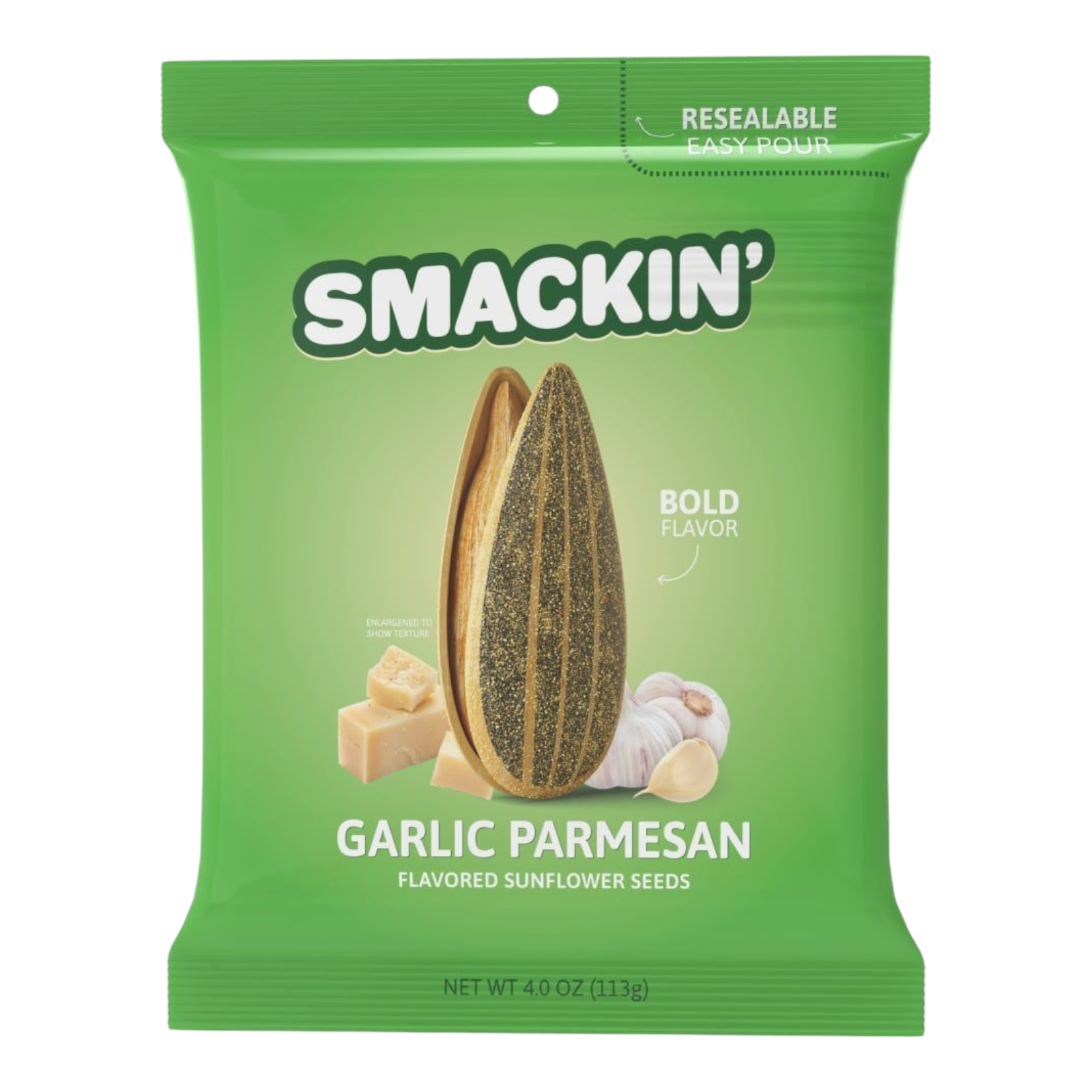 Smackin' Garlic Parmesan Sunflower Seeds