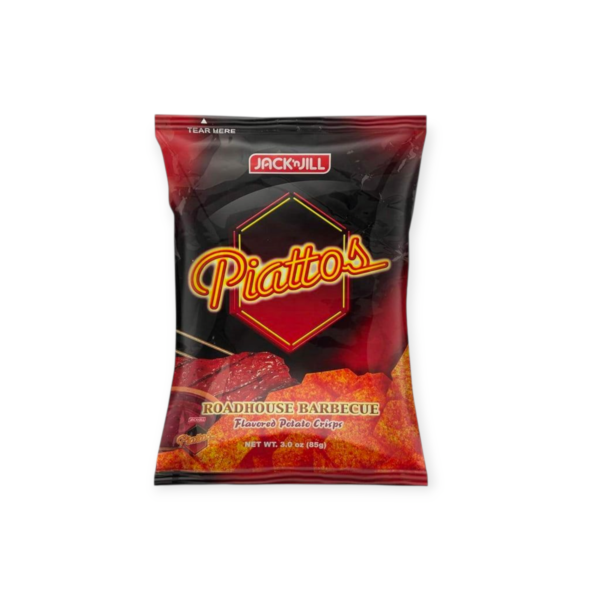 Piattos Roadhouse Barbecue Flavored Chips BBQ Snack (Philippines)