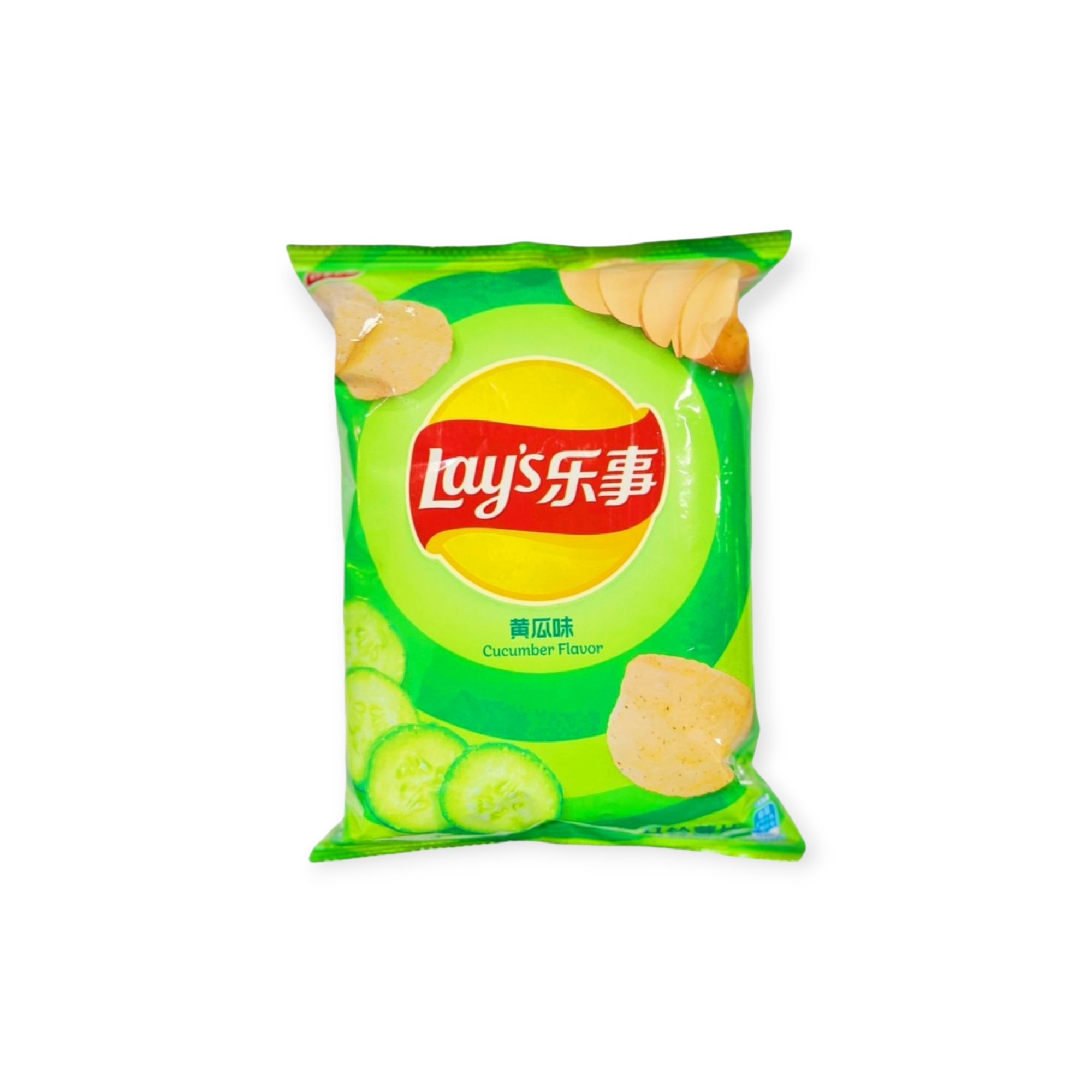 Lay's Cucumber Flavor Crisp & Refreshing Chips (China)