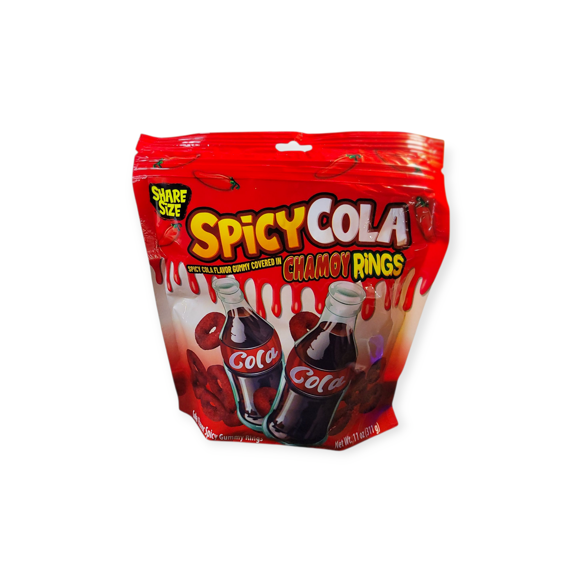 Spicy Cola Chamoy Rings Gummy Candy (Mexico)