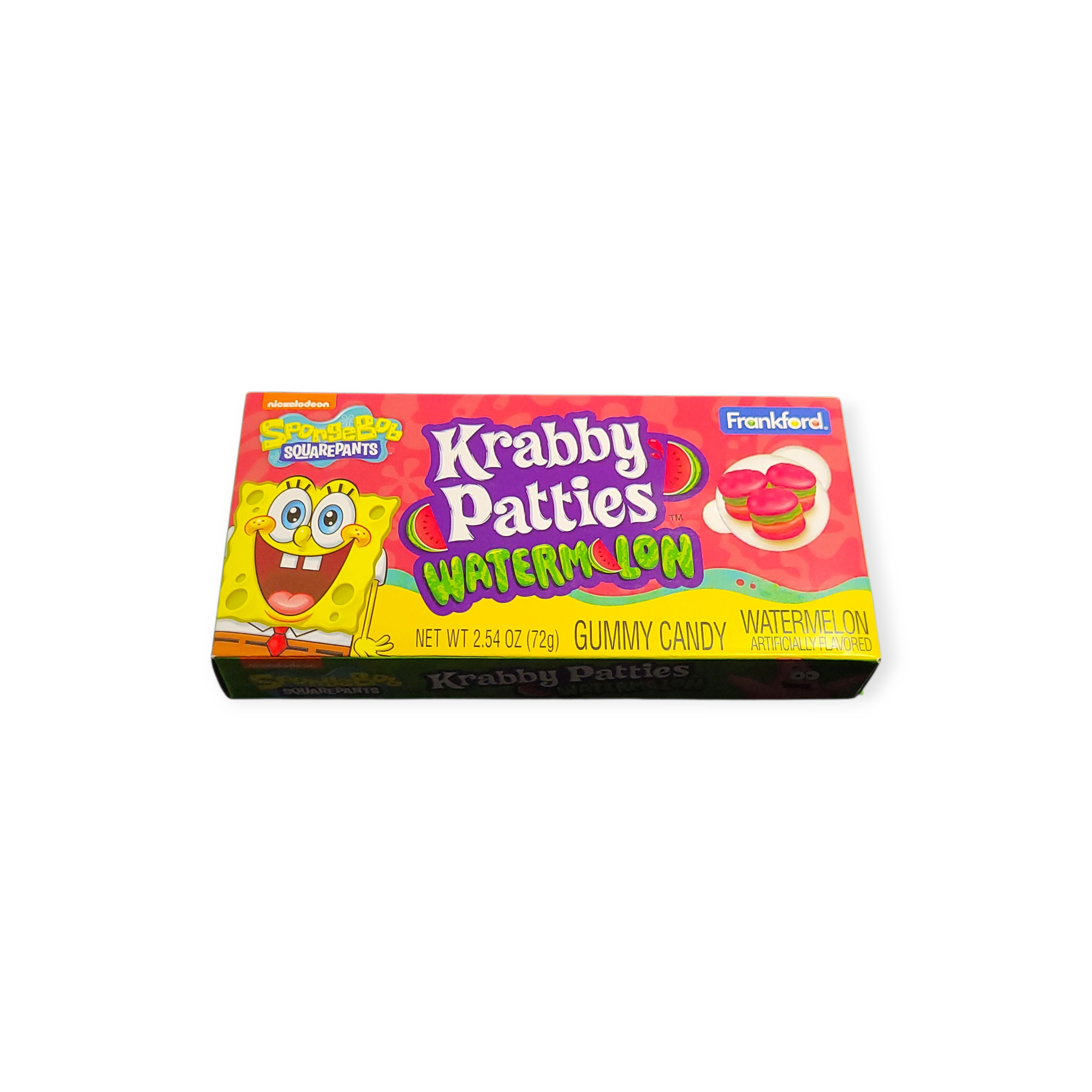 SpongeBob SquarePants Krabby Patties Watermelon Gummy Candy (China)