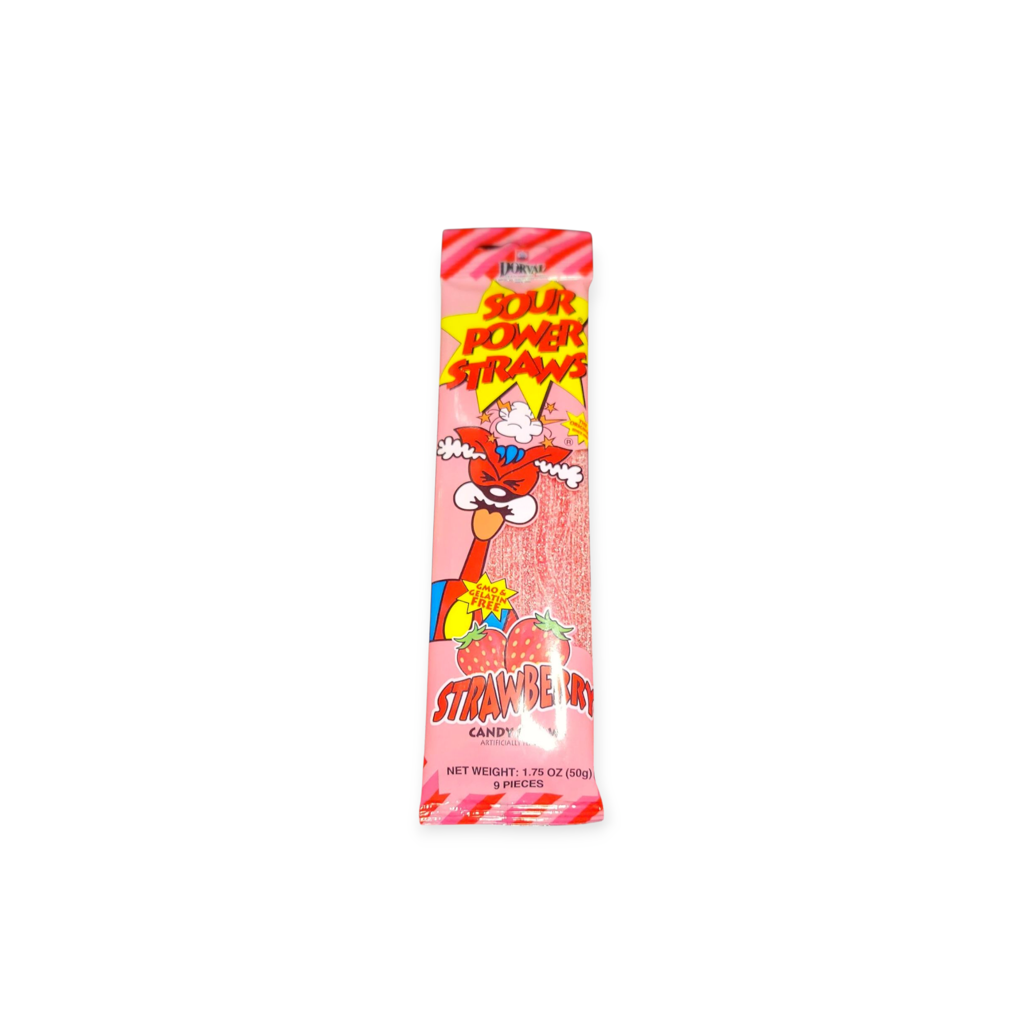 Sour Power Straws Strawberry Candy (Netherlands)