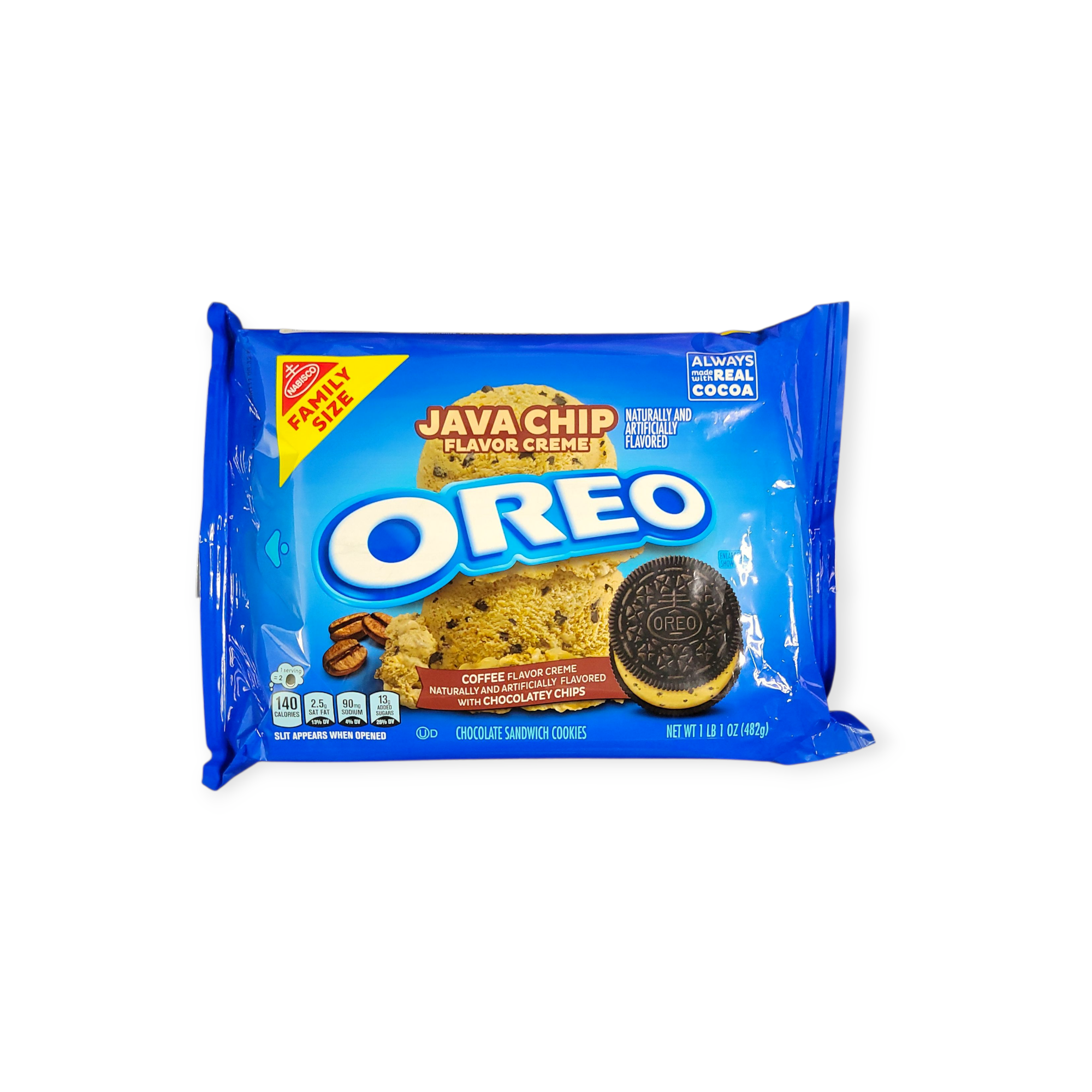 Oreo Java Chip Flavor Creme Cookies (Mexico)