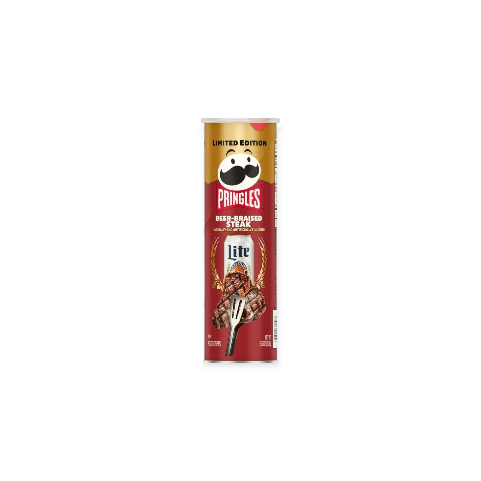 Pringles Beer-Braised Steak Chips (USA)