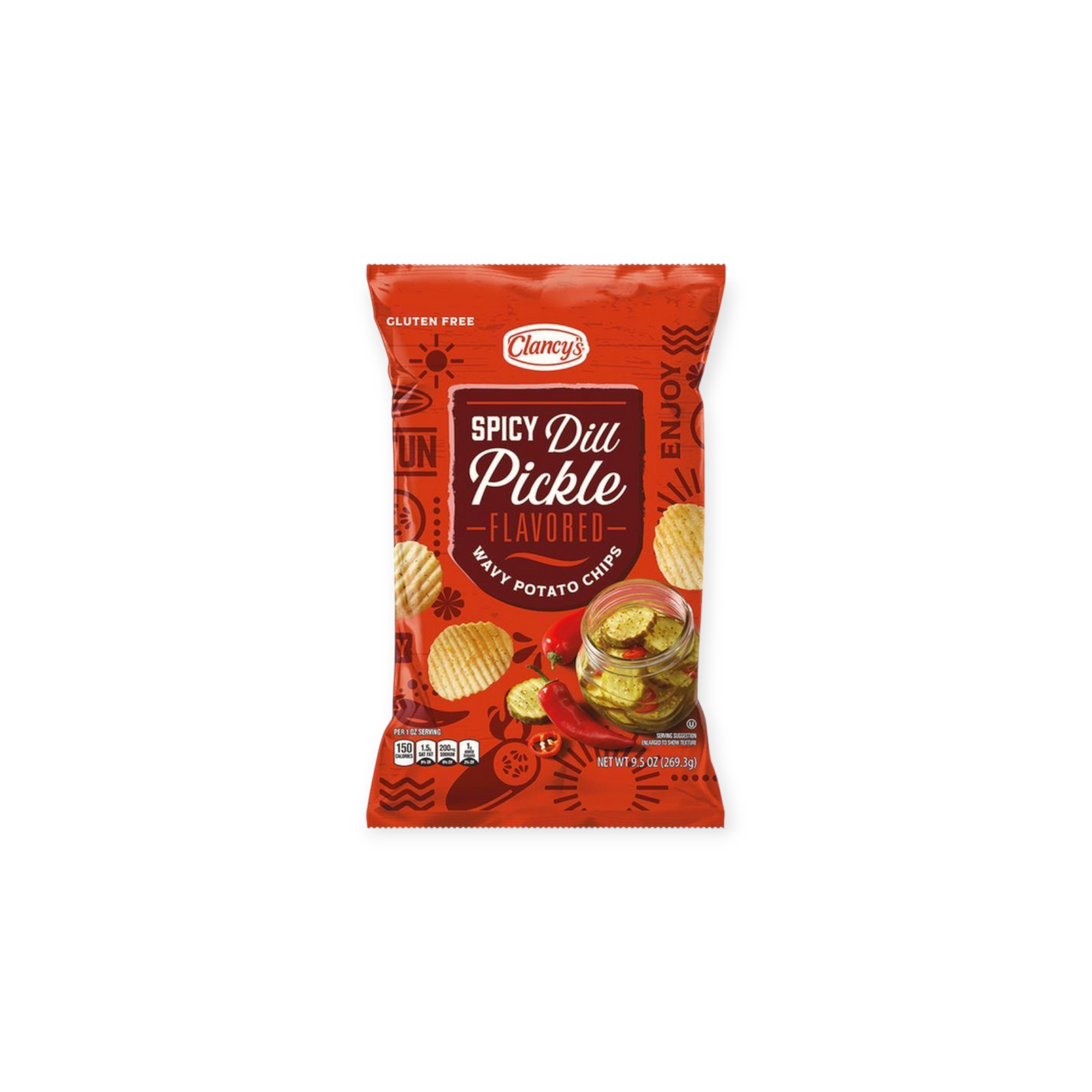 Clancy's Spicy Dill Pickle Chips (USA)