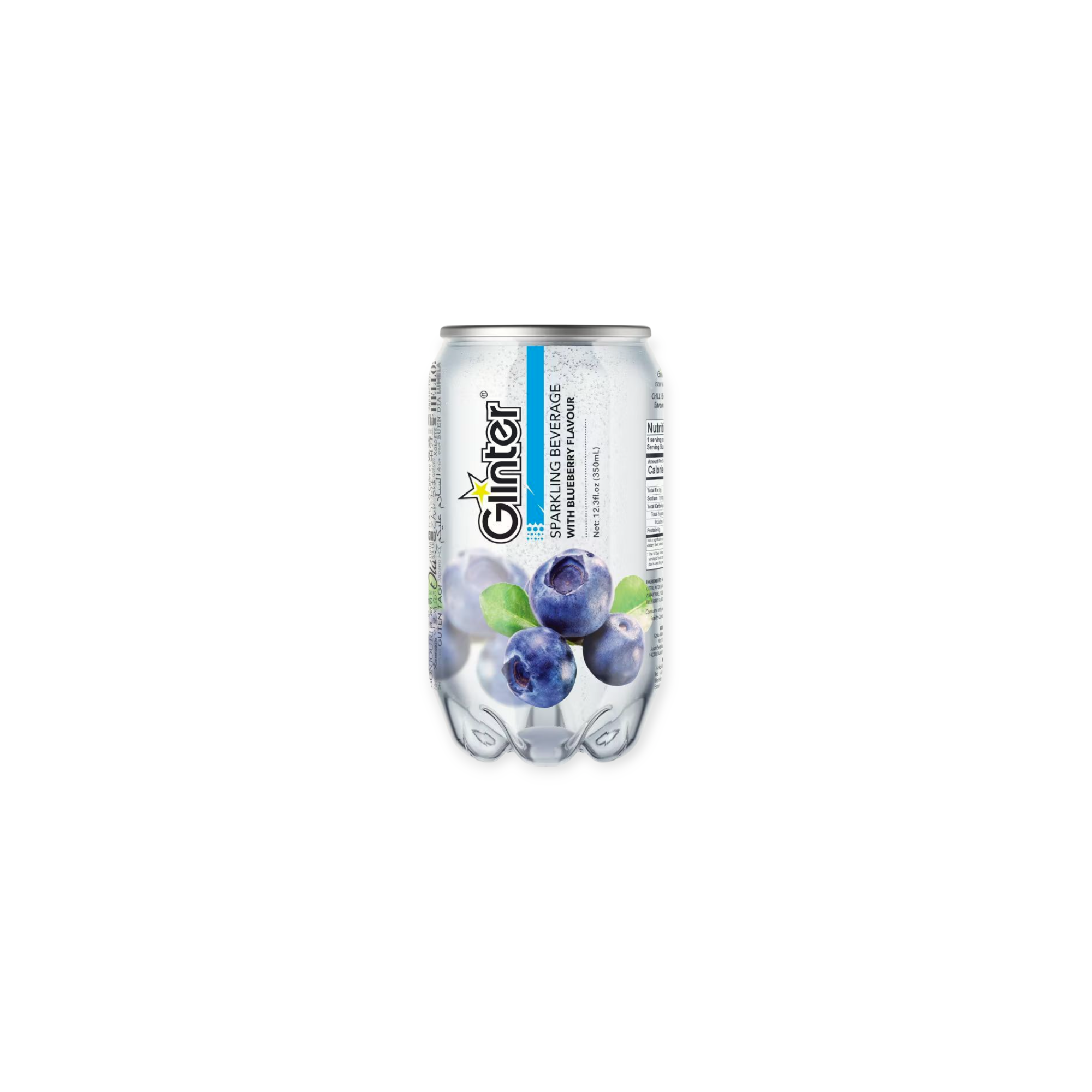 Ginter Sparkling Blueberry Fruit Drink (Malaysia)