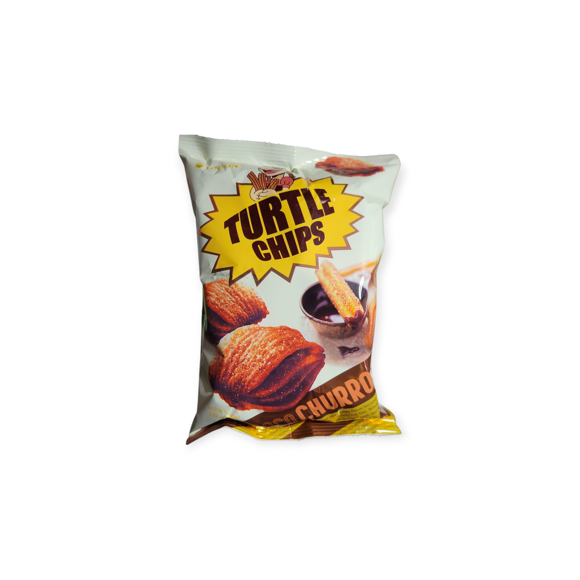 Turtle Chips Choco Churro 4‑Layer Sweet Crunch 2.82 oz (Korea)