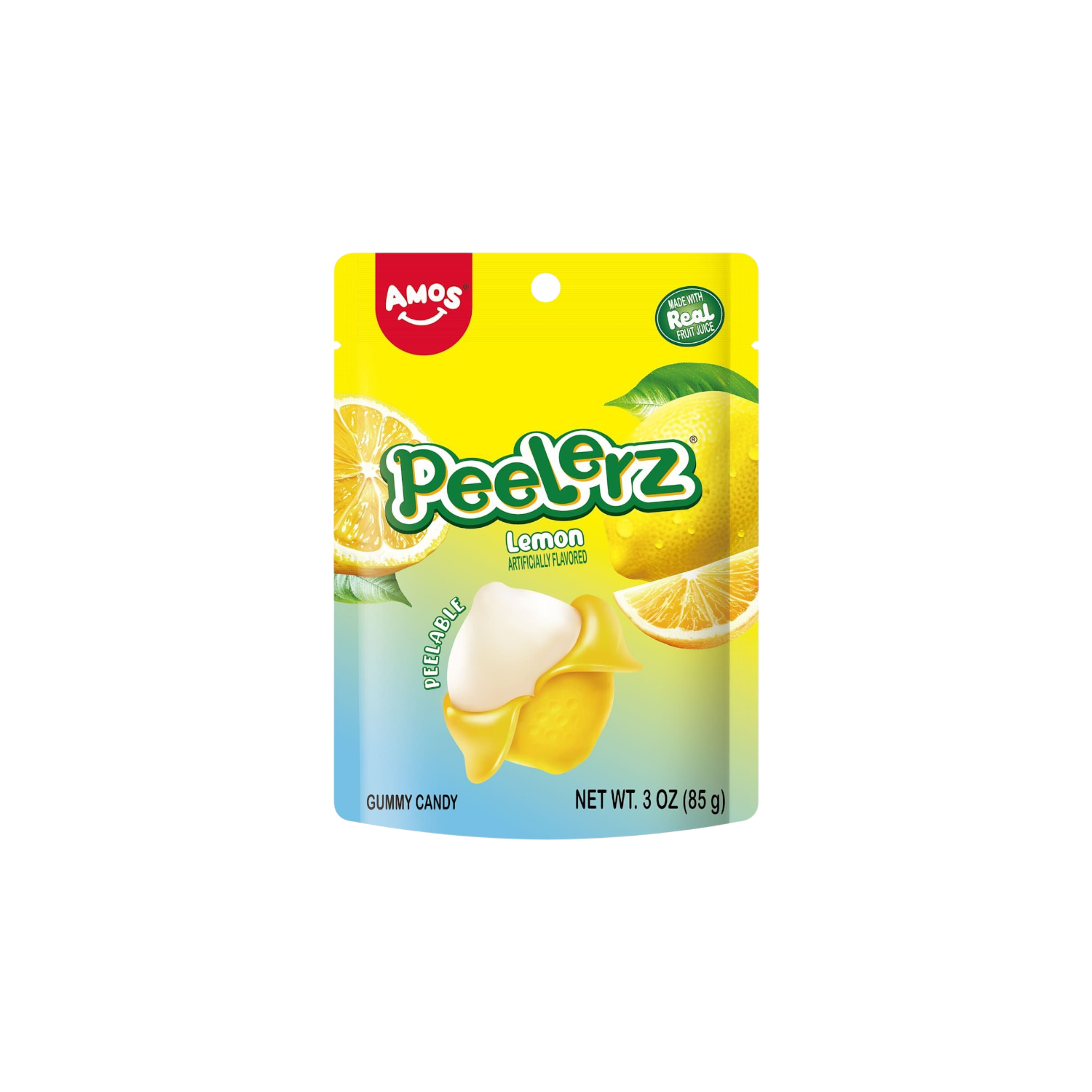 Amos Peelerz Lemon Gummy Peelable Candy (China)