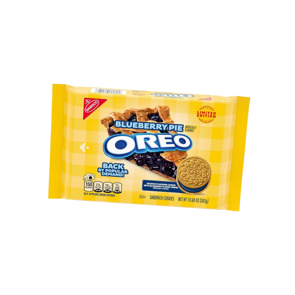 Oreo Blueberry Pie Graham Flavored Sandwich Cookies (USA)
