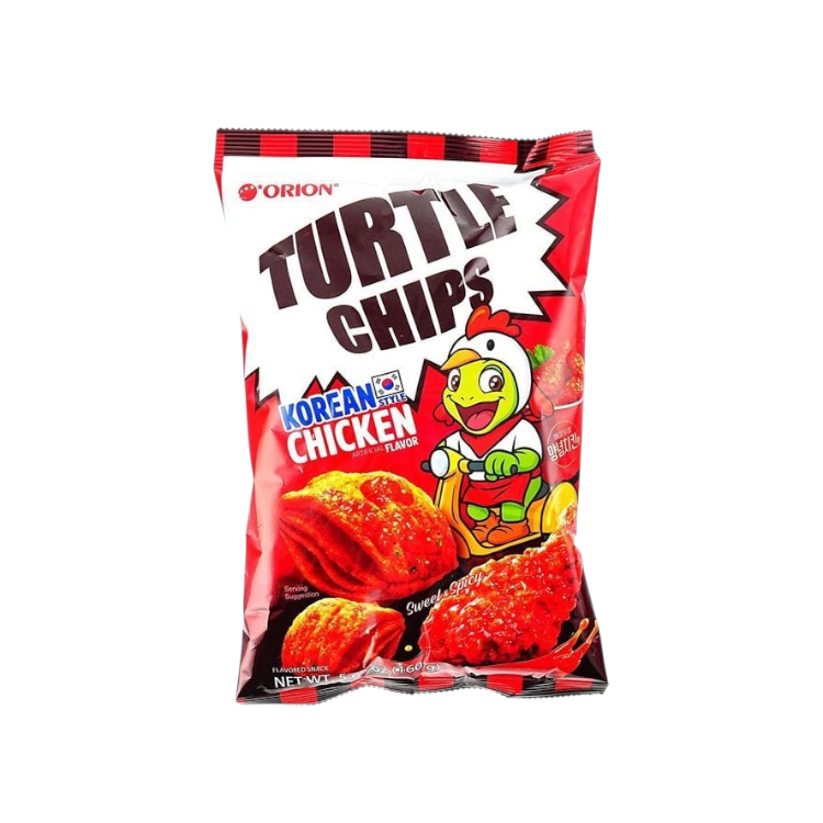 Orion Turtle Chips Korean Sweet and Spicy Chicken Flavor (Korea)