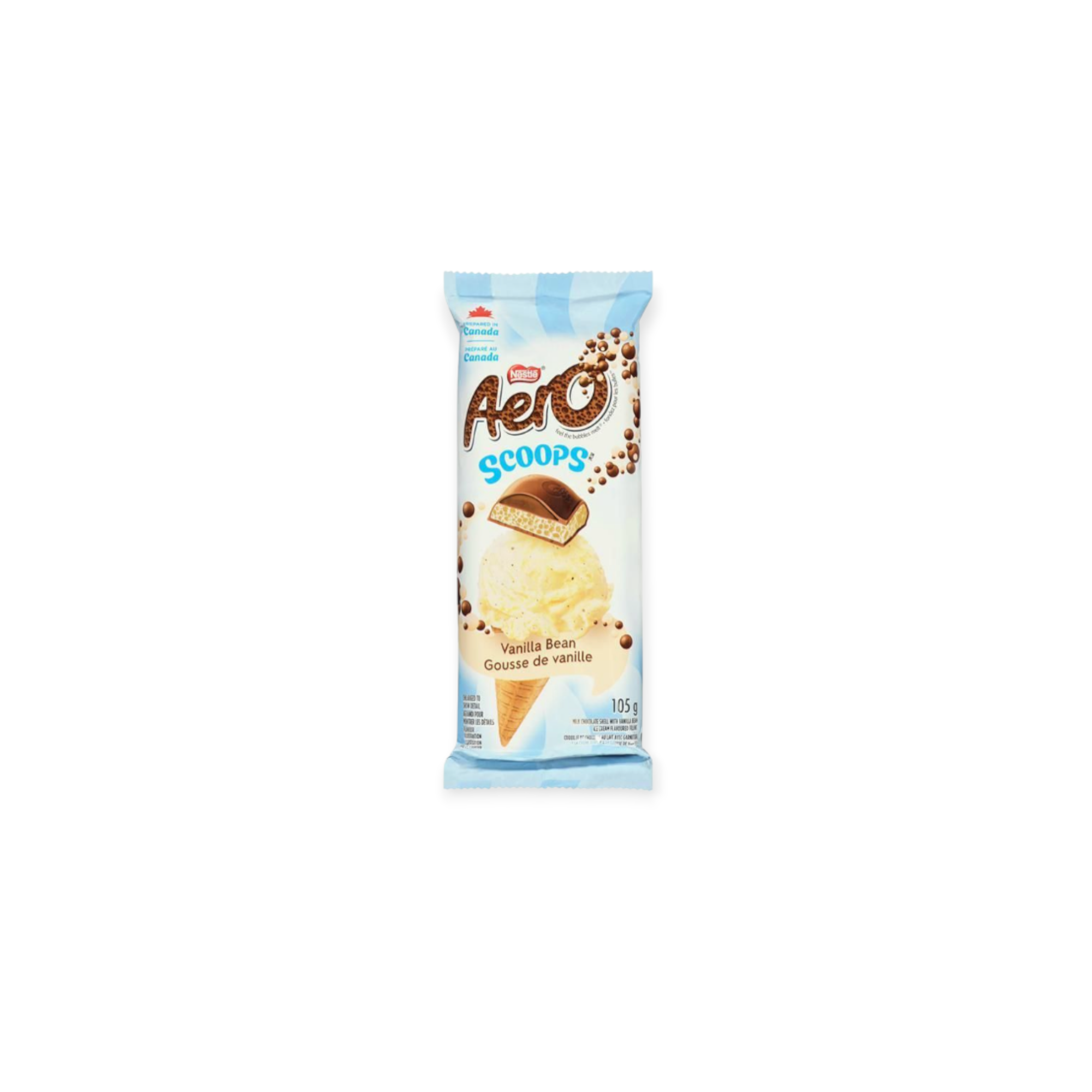 Aero Scoops Vanilla Bean Ice Cream Bar Candy (Canada)